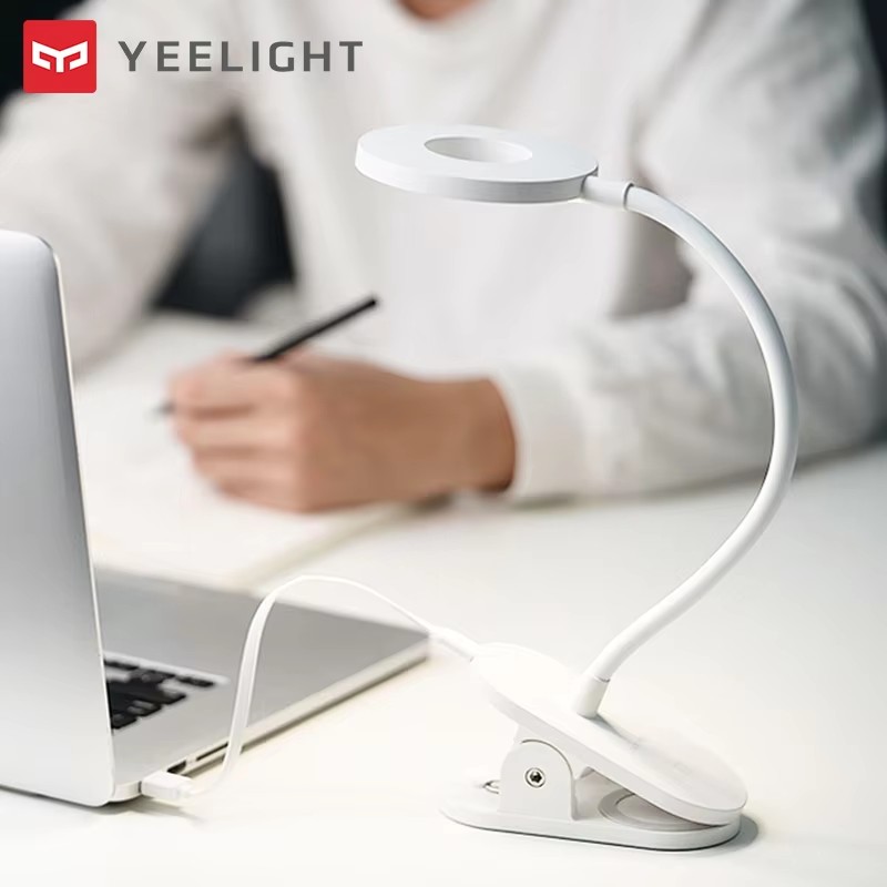 Yeelight LED Schreibtischlampe - Clip-an - USB Wiederaufladbar 5W - 360° Verstellbar Dimmbar - Leselicht