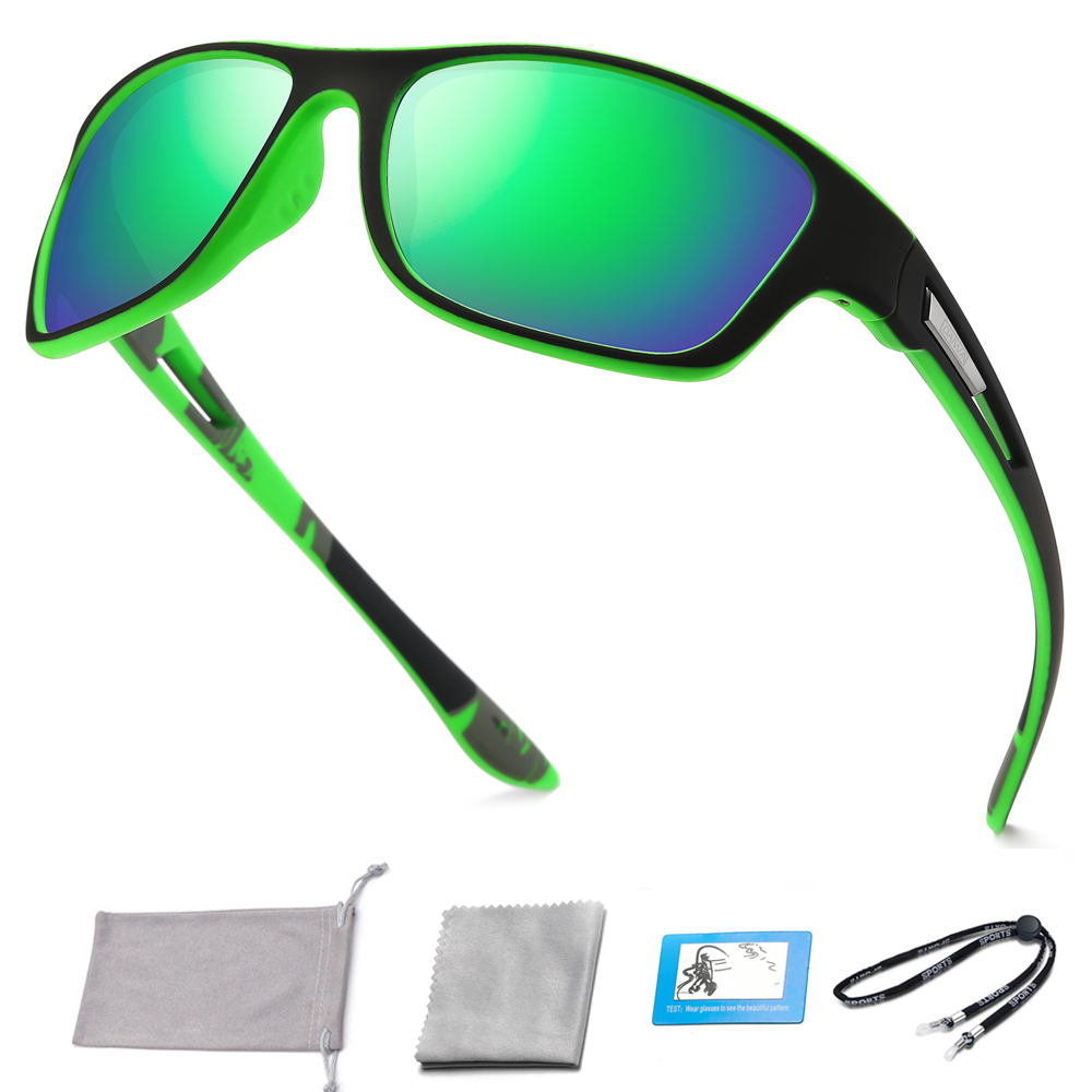 Polarized Fishing Glasses Men Women Driving Shades Male Sunglasses Hiking Sunglases Cycling Sun Glasses UV400 Eyewear: SKY BLUE