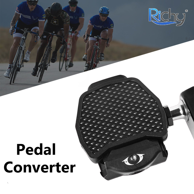 1 paar Fahrrad Pedale Adapter Rennrad Pedal Plattform Adapter passen für SPD suchen KEO System Adapter Konverter Radfahren Teile