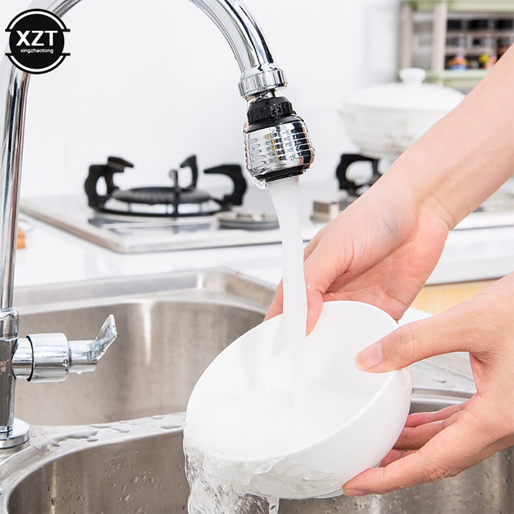 Kitchen 360Rotate Water Faucet Bubbler Filter Tap Water Saving Bathroom Shower Head Filter Nozzle Water Saving Shower Spray tool