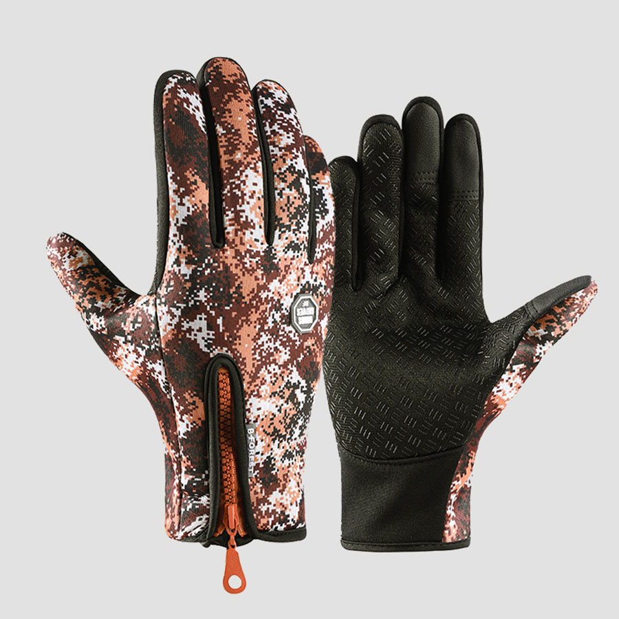 1 Piece of Sports Gloves, Outdoor Cycling, Skiing and Mountaineering Gloves, Autumn and Winter Touch Screen Non-Slip Gloves, Waterproof, Windproof and Warm Gloves