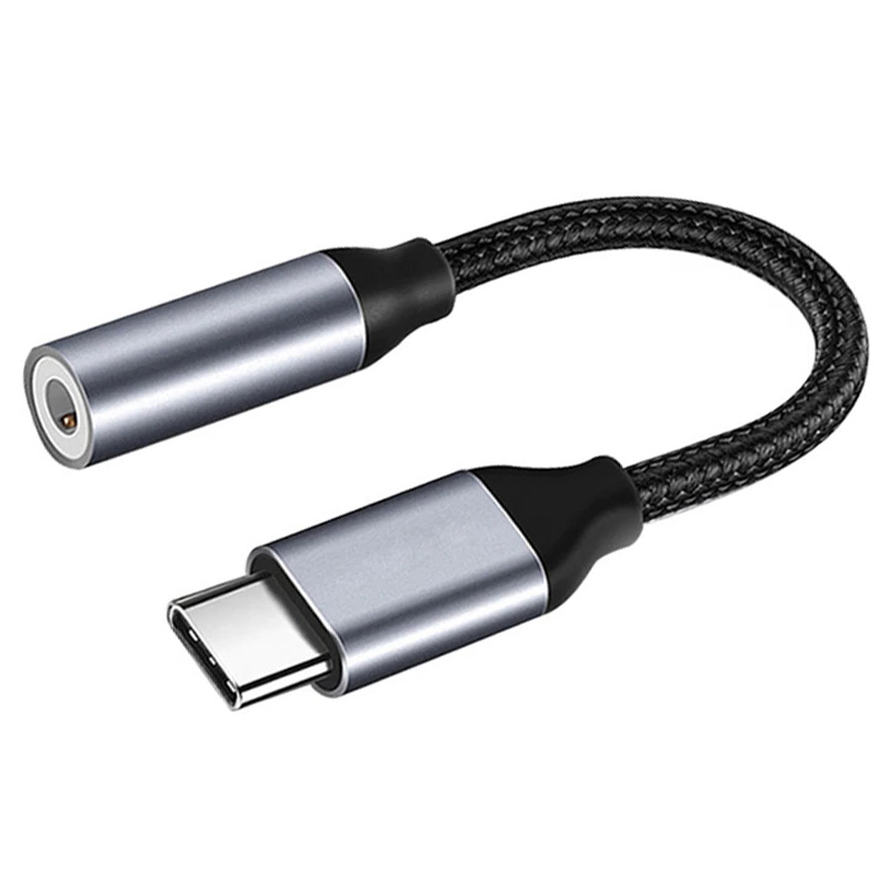 USB Type C to 3.5mm Earphone Adapter Converter Jack AUX Cable Headphone Adapter 3.5 Audio Cable for iPhone 15 Serie Mobile Phone
