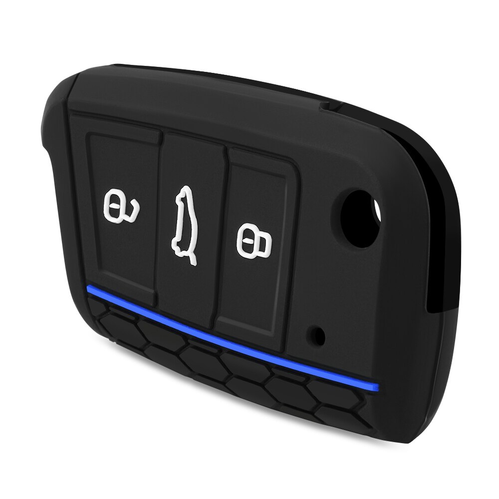 Silikoninen auton avainsuojus kuorikotelo volkswagen vw golf 7 mk7 skoda octavia  a7 istuimelle leon ibiza 3 auto-styling