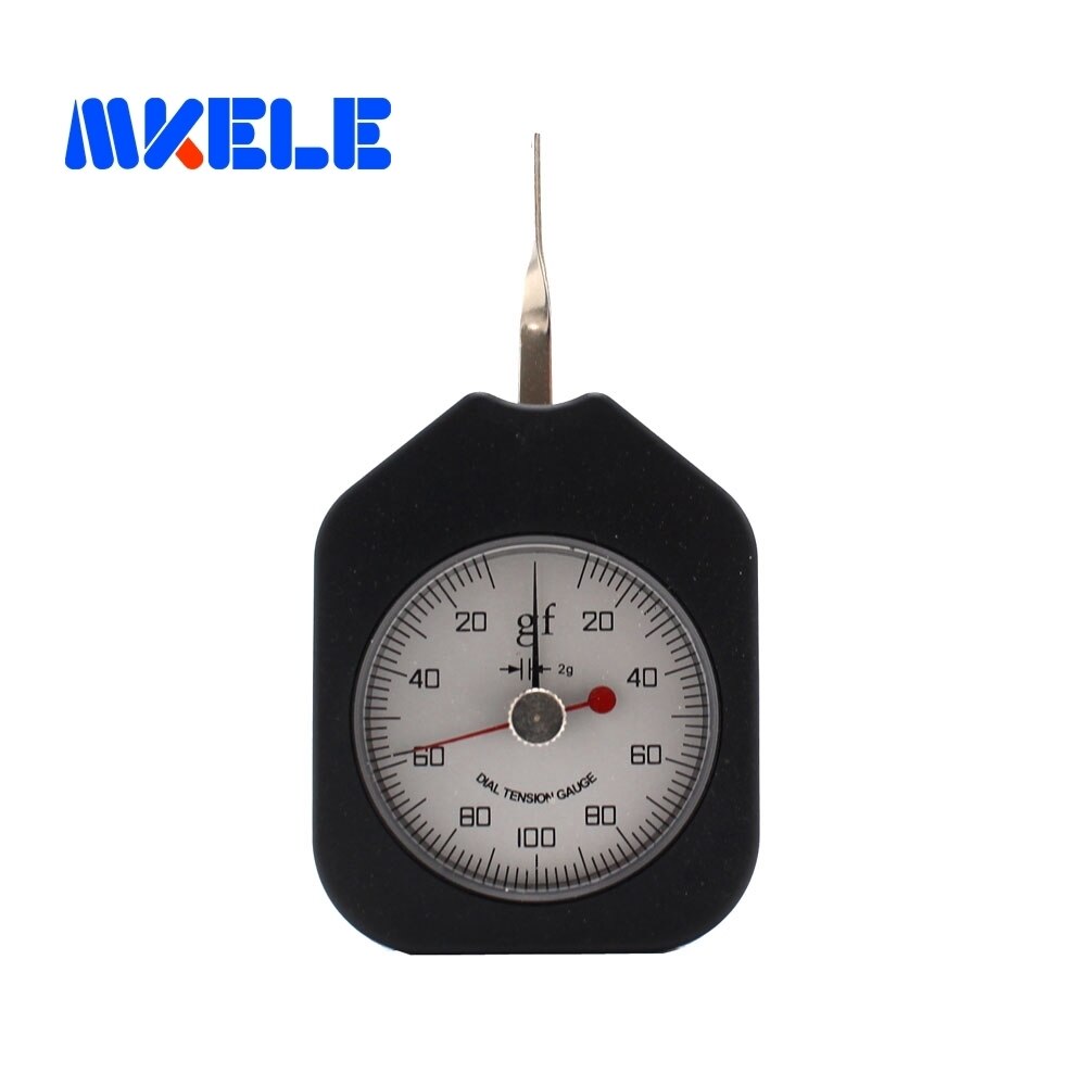 SEG-100-2 100g Tensiometer Analog Dial Gauge Double Pointer Force Tools Tension Meter