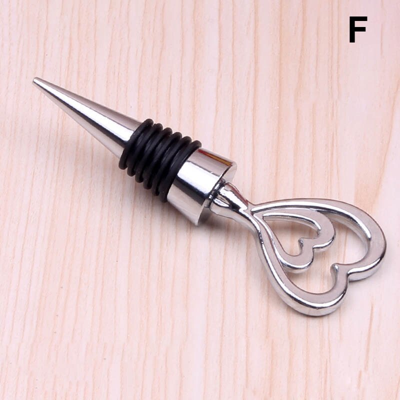 Recién 1 Uds Tapones de botellas de vino de bebidas tapones de botellas de forma de corazón de amor de estrella de mar de vino tapón de sellado MK: 06