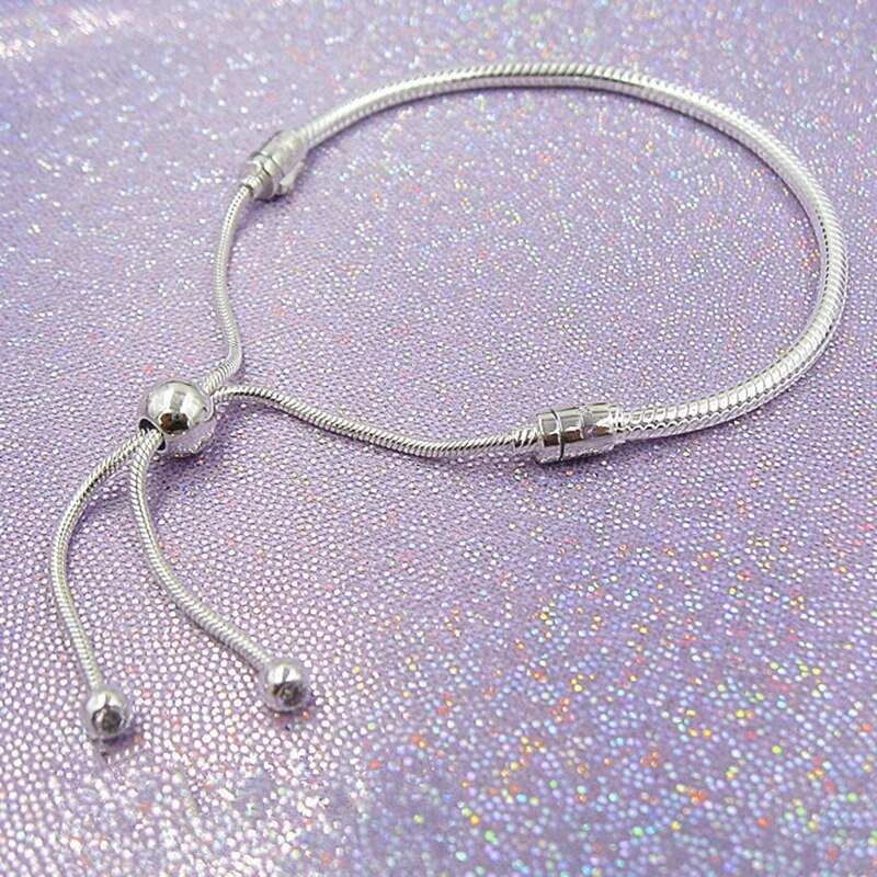 Togory best verkochte verzilverde klassieke ronde slangkettingarmbanden met bedels en schakelarmbanden voor damessieraden