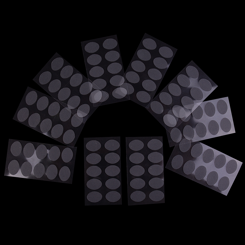 60/100 Stuks Onzichtbare Oorbellen Stabilisatoren Oorlellen Beschermende Waterdichte Patches Oorbellen Ondersteuning Oor Patches Voor Oorbellen: Oranje