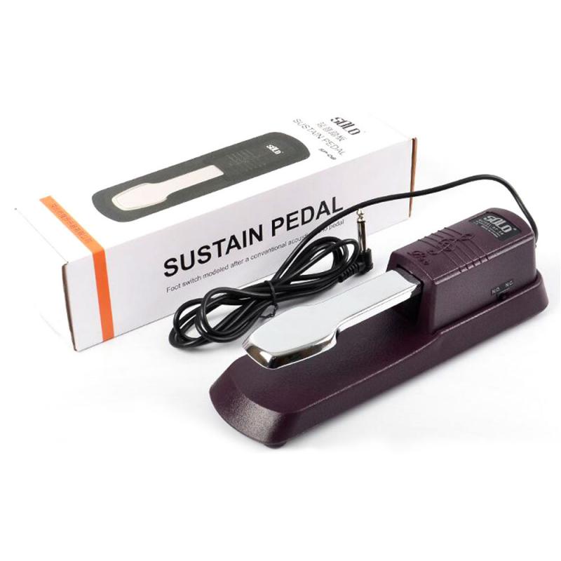 Piano Sustain Pedal Strong Sound Enhancement Keyboard Synthesizer Keyboard Pedal For Electric Piano MIDI Synthesizer: Purple