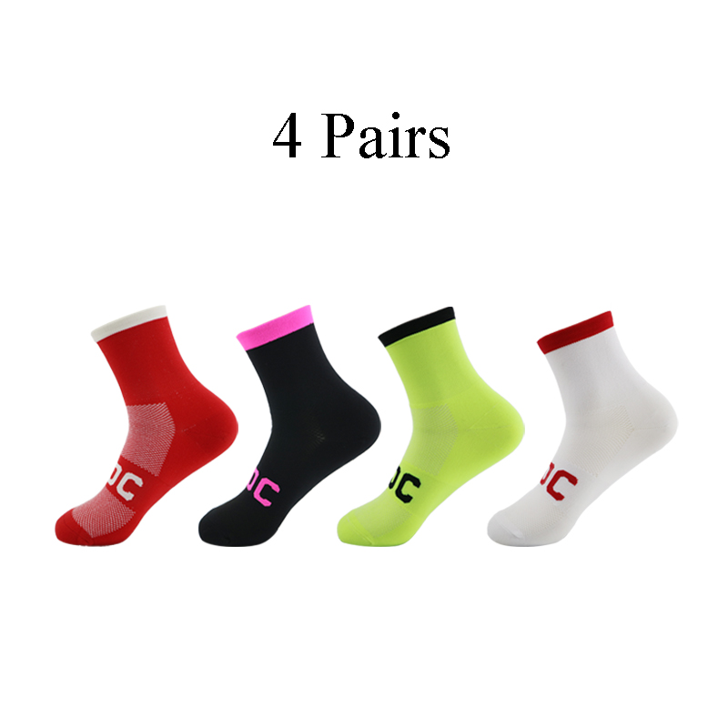 4 Pairs High Elastic Wear Resistant Socks Camping Rock Climbing Socks: g