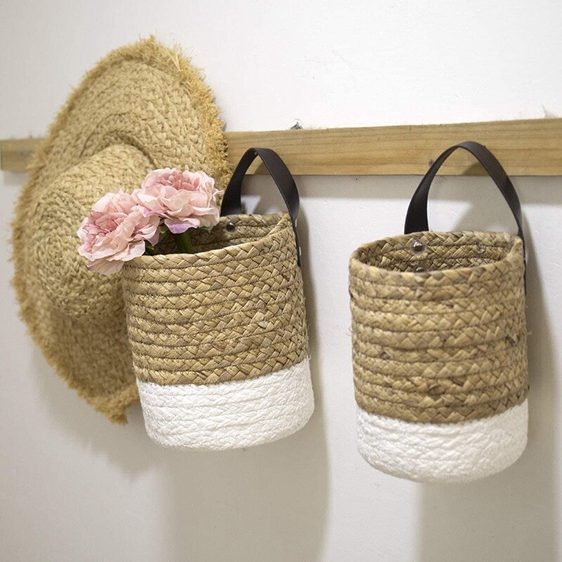 Rieten manden | Rieten schalen | Rieten wanddecoratie | - Ibiza Sfeer
