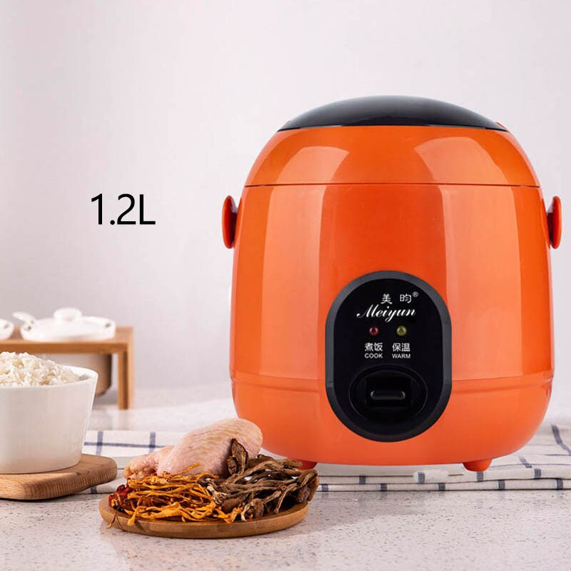 Mini cuiseur à riz et vapeur alimentaire, 220V, Pot de cuisson, chauffage Portable, boîte à Lunch, bouillie pour soupe, cuiseur alimentaire multifonctionnel, 1,2 l