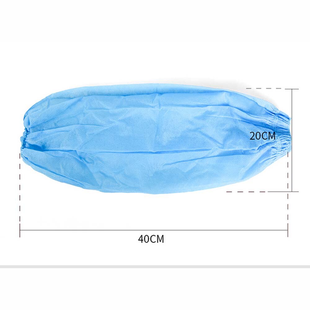 5 pairs Disposable Non-woven Fabrics Oversleeves Arm Sleeves Protective Covers Oil Resistance Cleaning Oversleeves