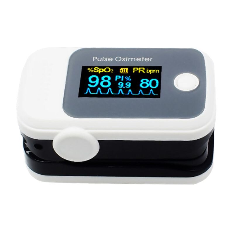 Protable SpO2 Finger Clip Pulse Oximeter Fingertip Adult Heart Rate Monitor