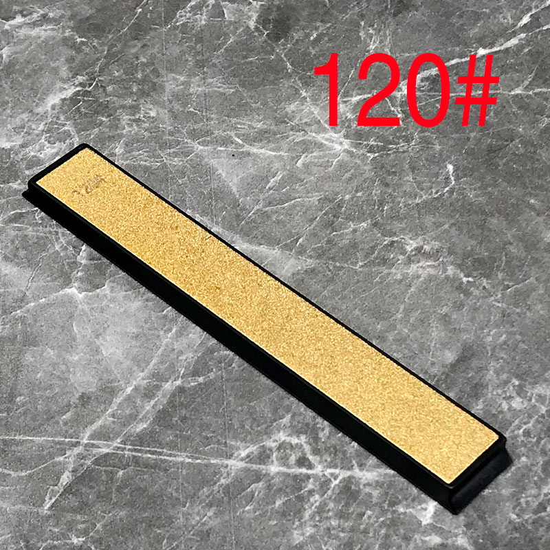 Cuchillo de titanio para afilar cuchillos de cocina, piedra de afilar, fácil de llevar: Grit 120