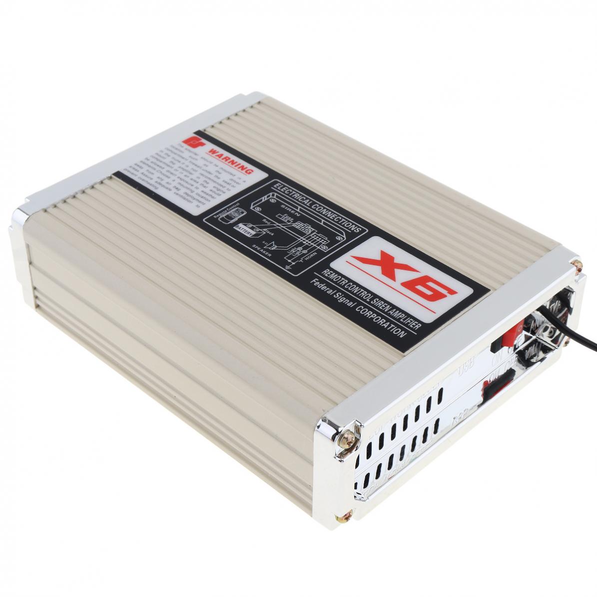 200W 18 Tones Warning Alarm Siren Horn Speaker MP3 System Remote Host Box Suitable for Car