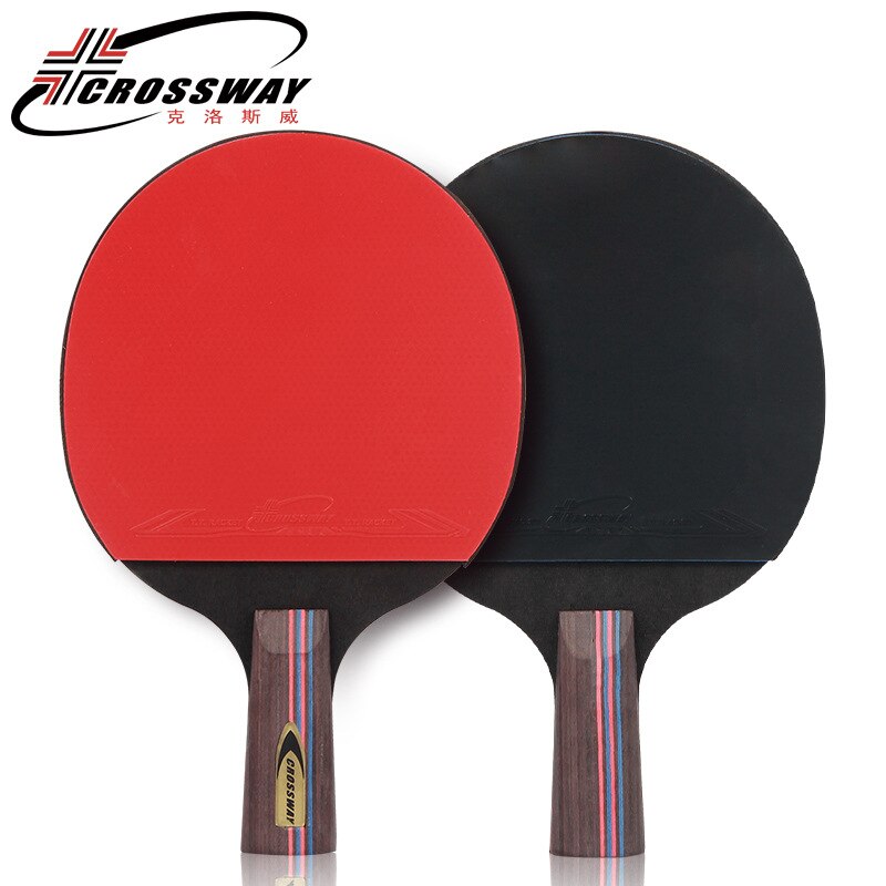 Carbon Fiber Table Tennis Racket Long Short Handle Ping Pong Rackets Double Face Table Tennis Racket