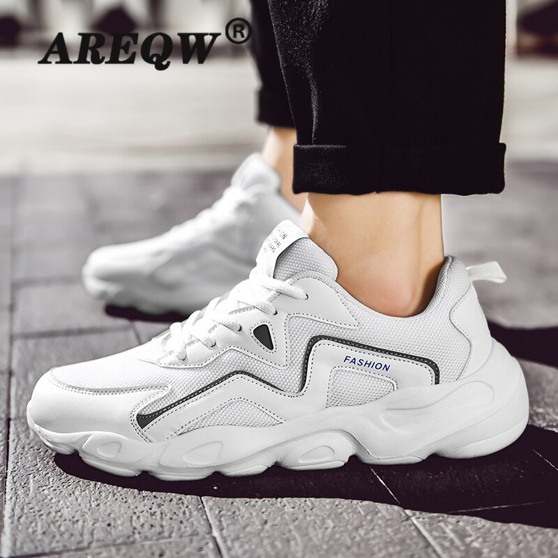 Mannen Casual Schoenen Schoenen Smart Casual Van Mannen Man Sneaker Schoenen Smart Casual Heren Sneakers Tennis Lopen Zwarte Comfortabele