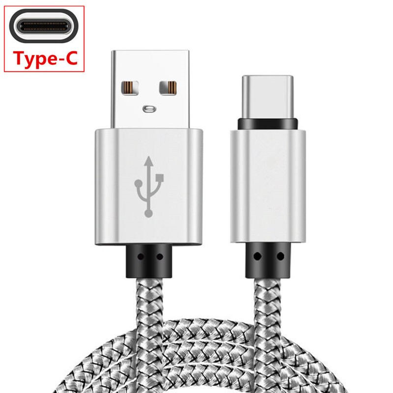 Fast Charger Cable for Xiaomi Mi 9 SE 10t 11 Lite Redmi Note 10s USB Data Wire Redmi 9at 9c 8a Note 6 pro 6a S2 Poco X3 M3 F3: Sliver Type C / 200cm