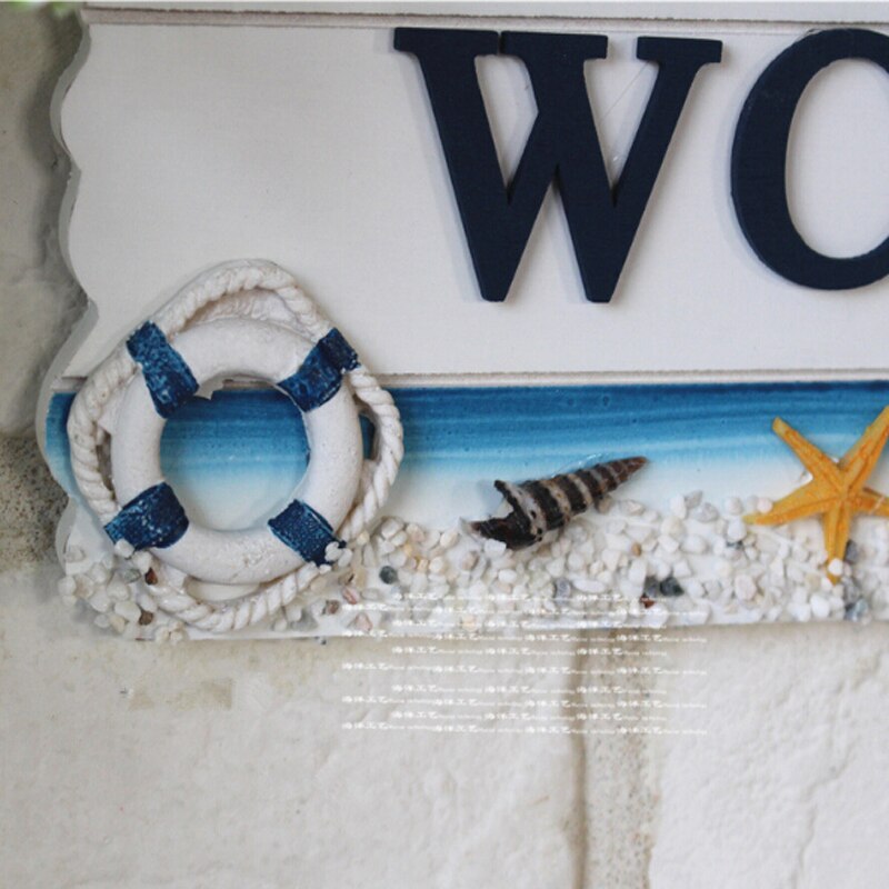 Middelhavs europeisk stil wc dørplate tredør henge tag wc dør plate wc bad toalett dør dekorasjon