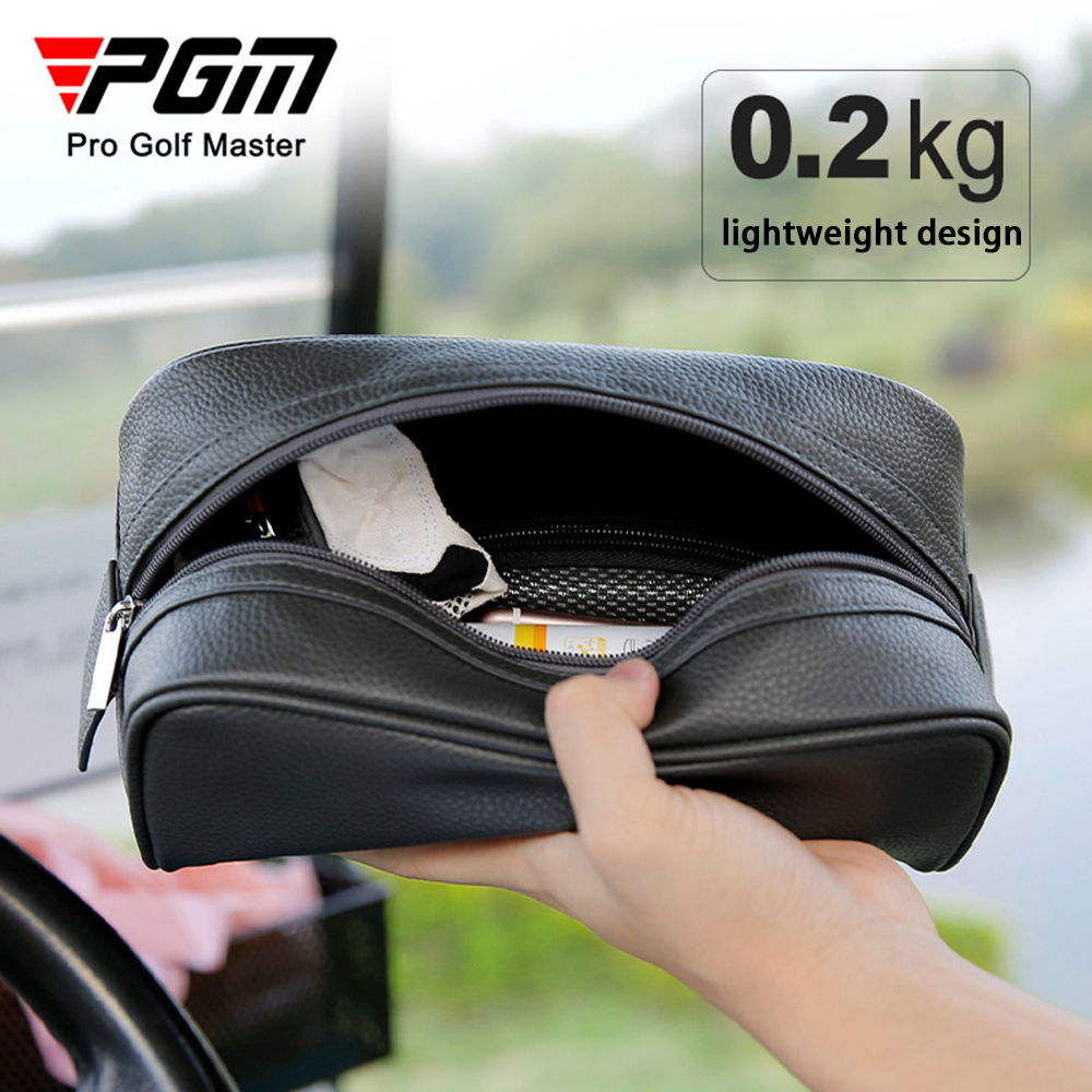 Pgm Golf Handtas Draagbare Heren Sport Grote Capaciteit Golftas Voor Golfbal Pocket Sob012 Opbergtas Portemonnee Clutch Tas