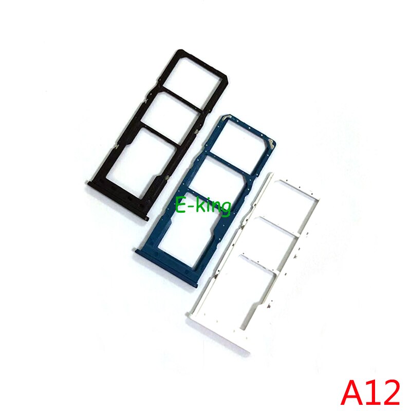 Voor Samsung Galaxy A12 A12F A42 A42F A52 A72 5G Sim Card Slot Lade Houder Sim Card Reader Socket