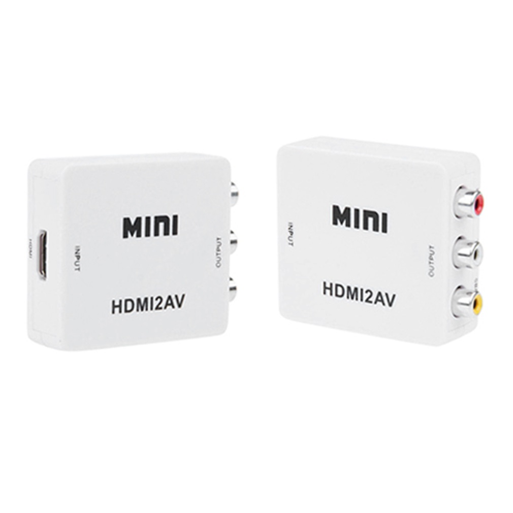 HDMI to Mini Composite CVBS RCA AV Video Converter Adapter Old TV 1080p HRCA