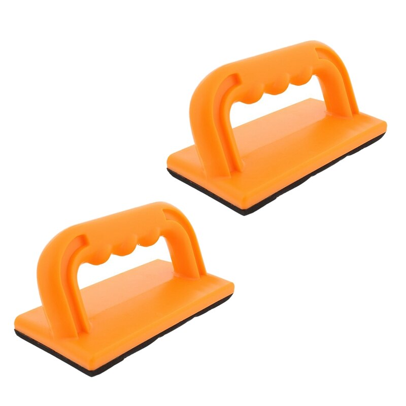 Wood Cutting Push Up Stick Block 2-Pack Set – Angle Handle Foam Pad Holder Blocks For Cutting On Jointer, Table Saw