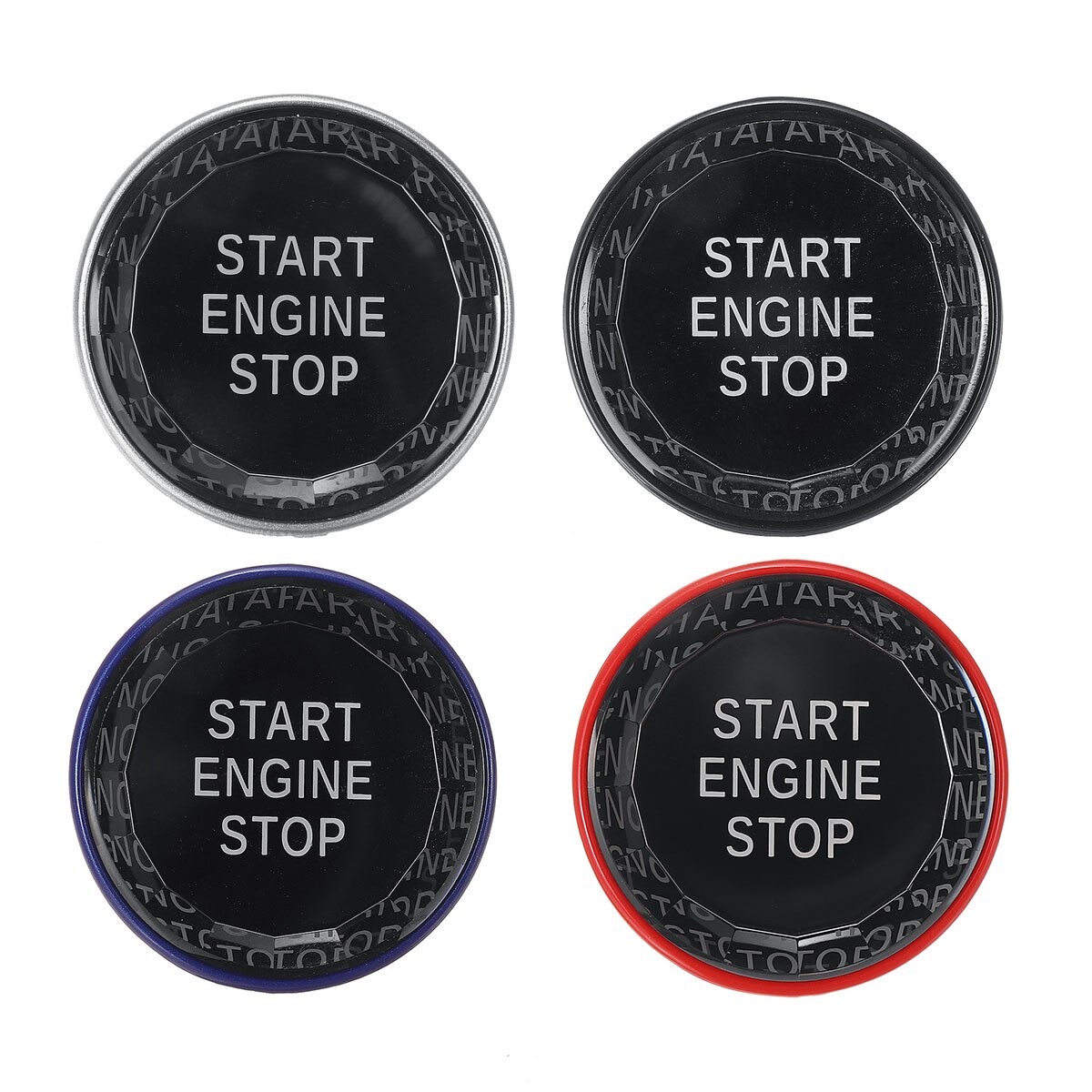 Car styling for BMW E Chassis E90 E91 E92 E93 E60 E84 E83 E70 E70 E71 E72 ENGINE START STOP switch buttons Replace Cover