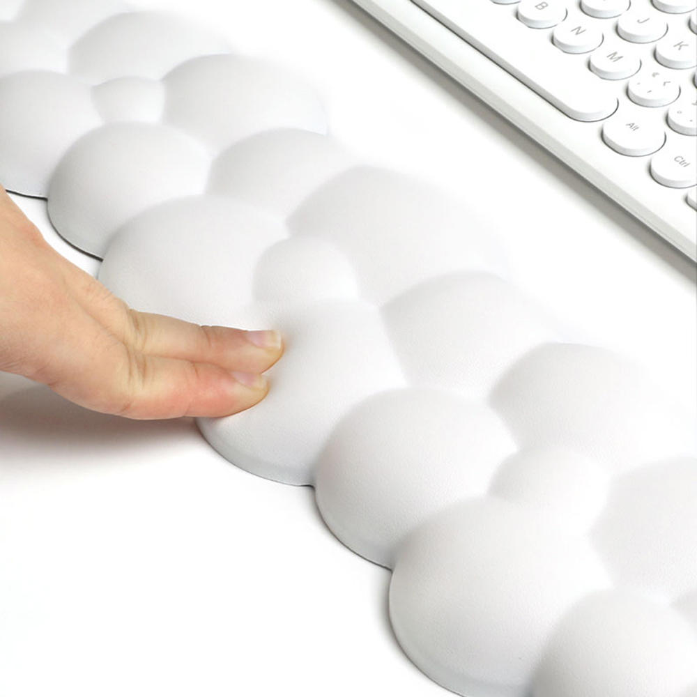 Muismat met polssteun toetsenbord wolk antislip desktop kantoor gamer muis polssteun Ergonomisch toetsenbord muismat polssteun