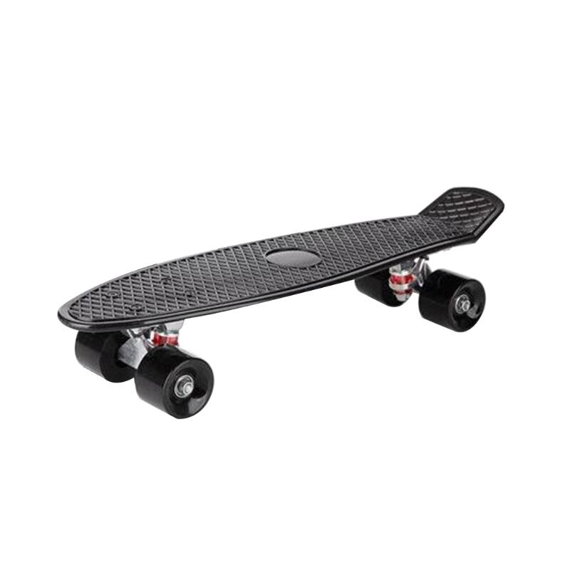 22 tommer fire-hjulet skateboard single-warp kick skate board til nybegynder drengepige