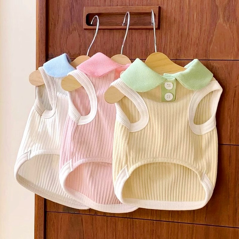 Dunne hondenhoodies voor honden, stevige hondenjas, katoenen ondershirts, puppysweater, chihuahua-kostuum, hondenkleding, mode: L / Rood