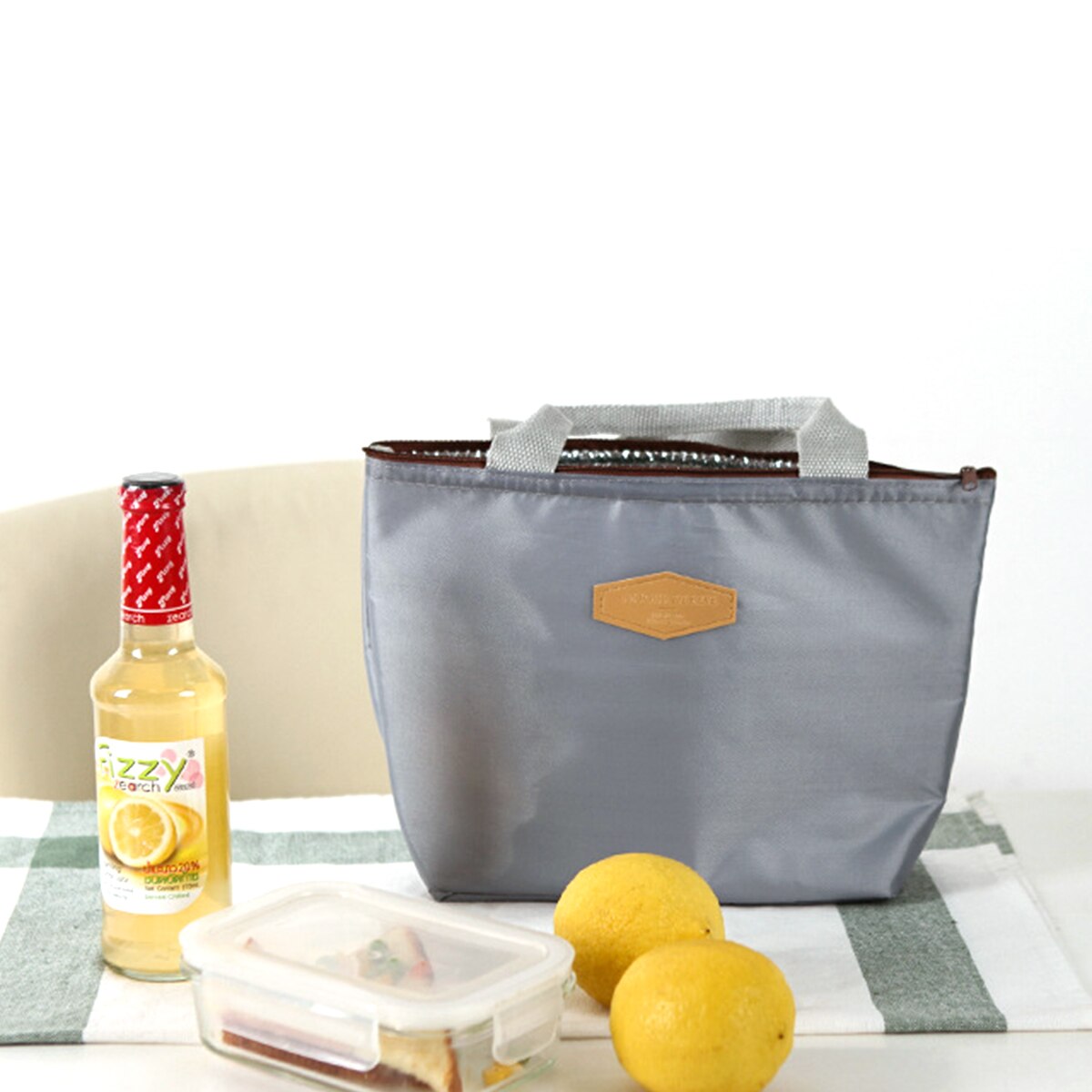 Sacs à déjeuner portables à fermeture éclair pour hommes et femmes, sacs refroidisseurs frais, boîte à déjeuner thermique, fourre-tout alimentaire, sac de pique-nique, , décontracté