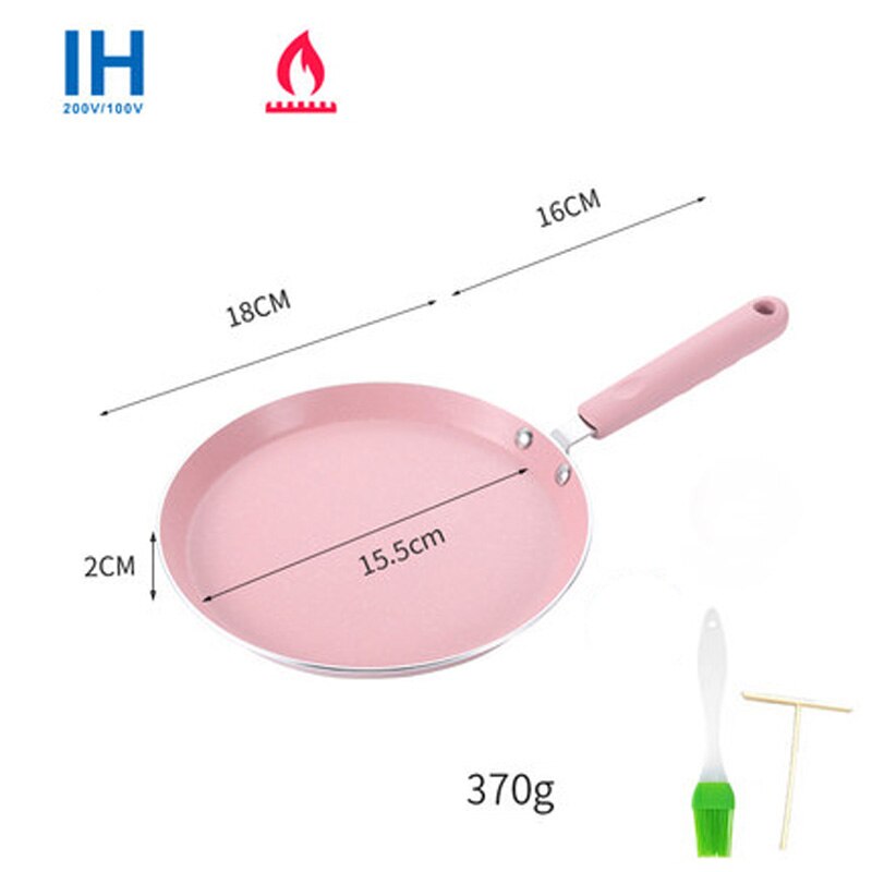 Nonstick Pan Pan Pancake Pan Steak Frying Pan Melaleuca Cake Special Small Omelette Breakfast Pan Pancake Pan: 3