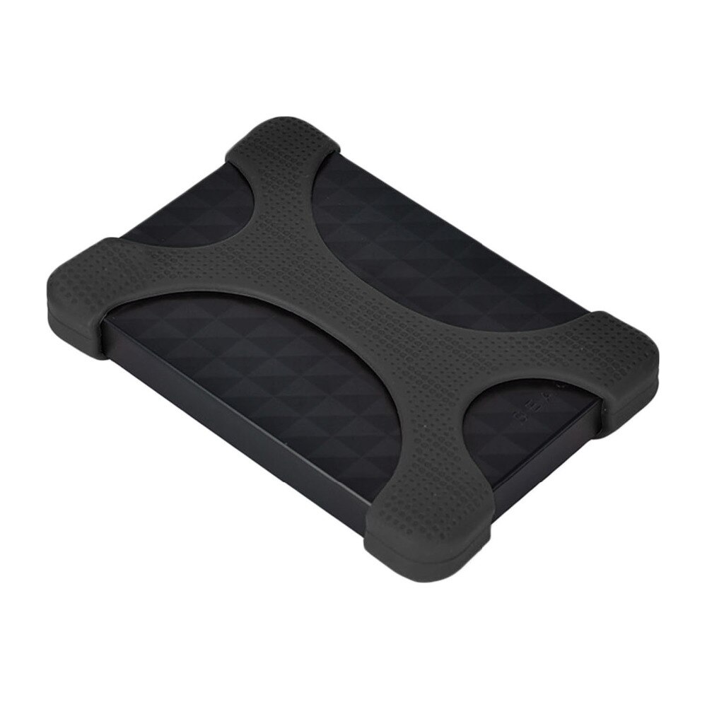 Stötsäker silikon 2.5 " extern hårddisk hdd-fodral skydd hudskalskydd för seagate backup plus tillbehör