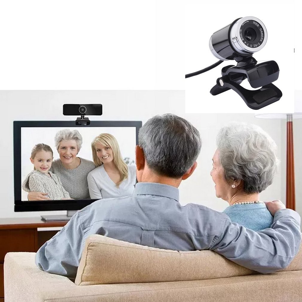Practical Clip Camera HD Webcams USB Camera Video Recording Web Camera Portable Drive-free Webcams For PC