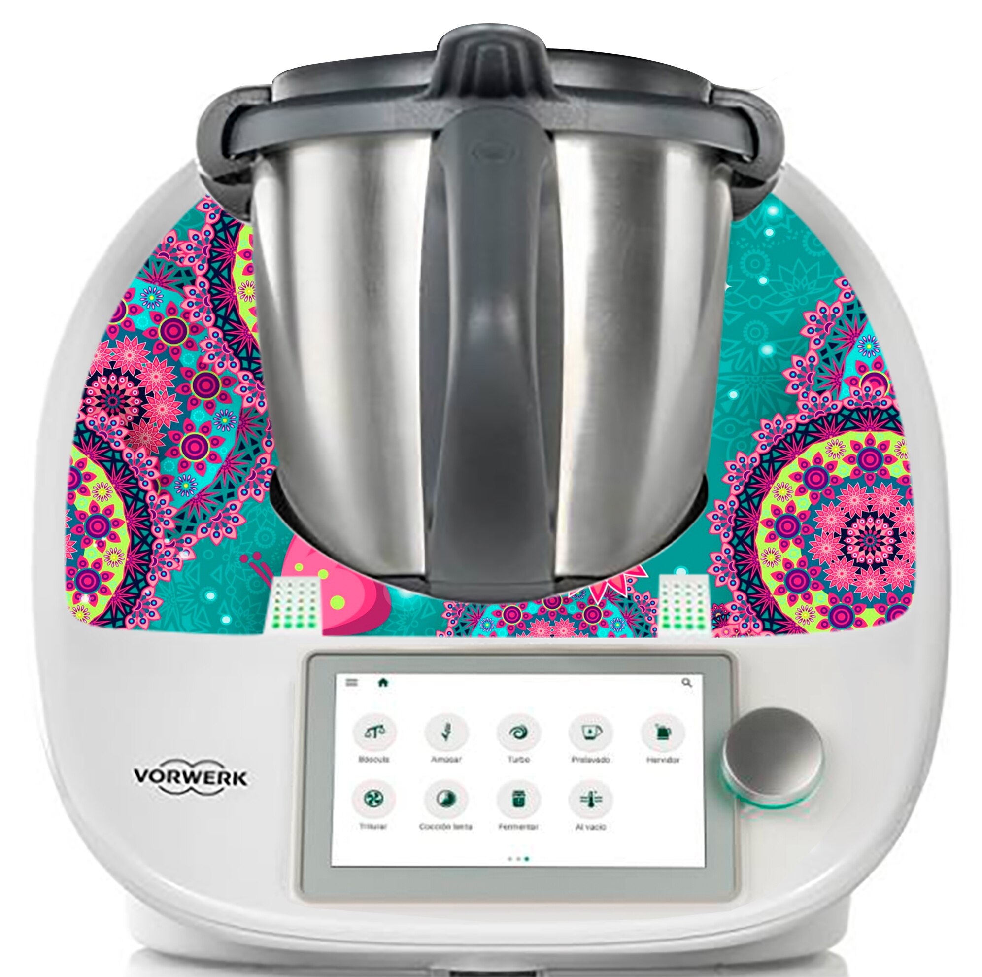 Housse de protection en tissu résistant aux taches pour THERMOMIX TM6 TM5 TM31 modèle cactus