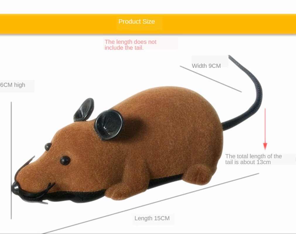 Haustier Katze Spielzeug Fernbedienung Drahtlose RC Simulation Katze Maus Spielzeug Kreative Elektronische Ratte Mäbenutzen Spielzeug Für Katzen Haustier Katze zubehör