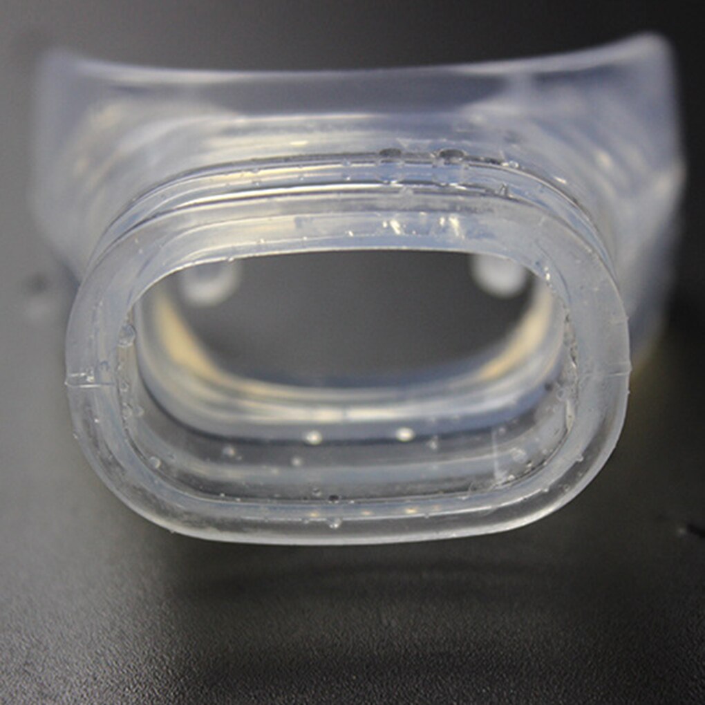 Gennemsigtig flydende silikone dykkerrør mundstykke til tør snorkel åndedrætsrør