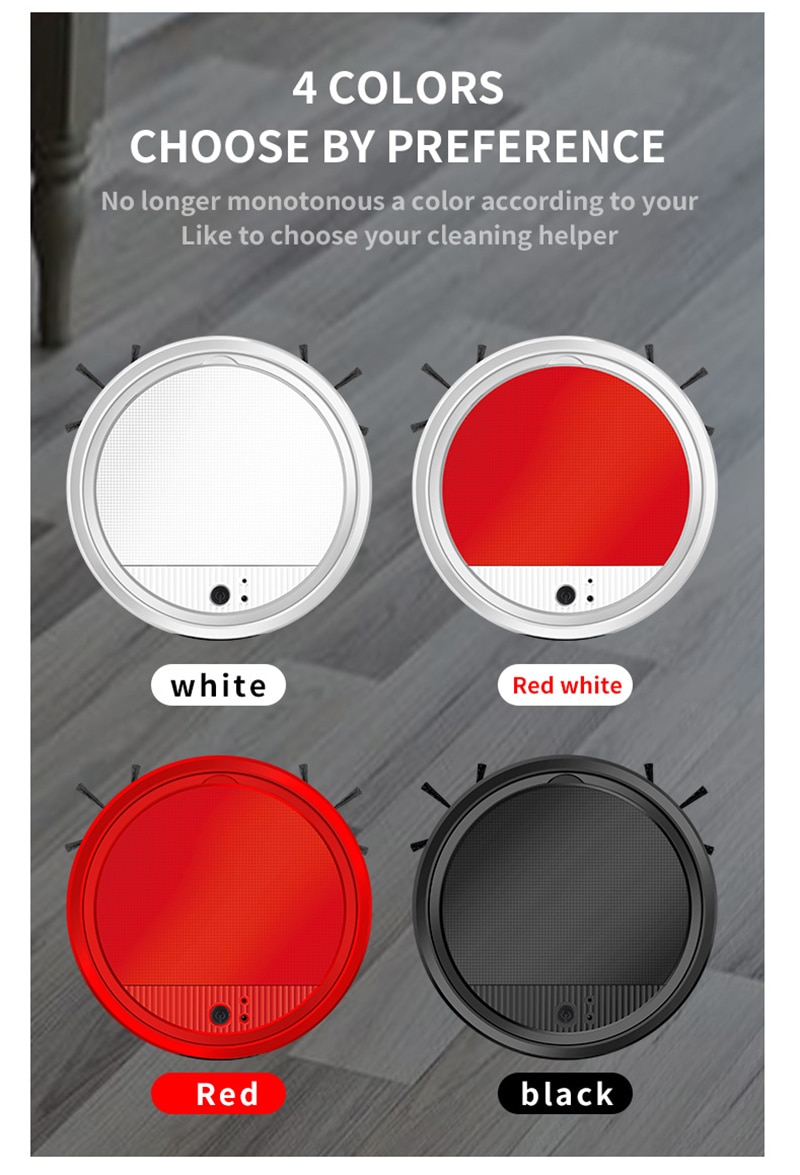 Automatic Robot Wireless Sweeping Vacuum Cleaner Dry Wet Cleaning Machine Charging Intelligent Vacuum Cleaner Home