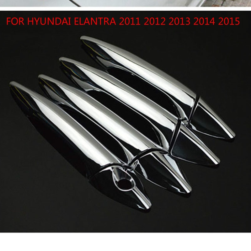 Abs Chrome Deurgreep Cover Voor Hyundai Elantra Auto-Styling Auto-Covers