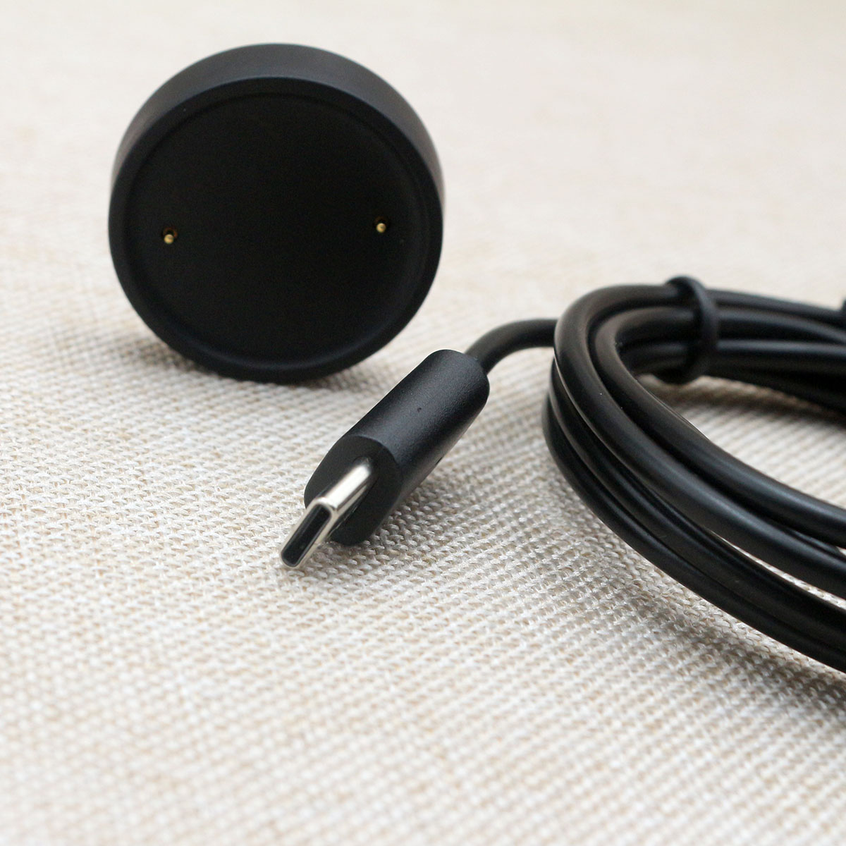 Cargador de reloj para Amazfit Active 2, Cable de carga, base de 3,3 pies, Cable USB C de repuesto, estación de soporte de carga tipo C para reloj inteligente