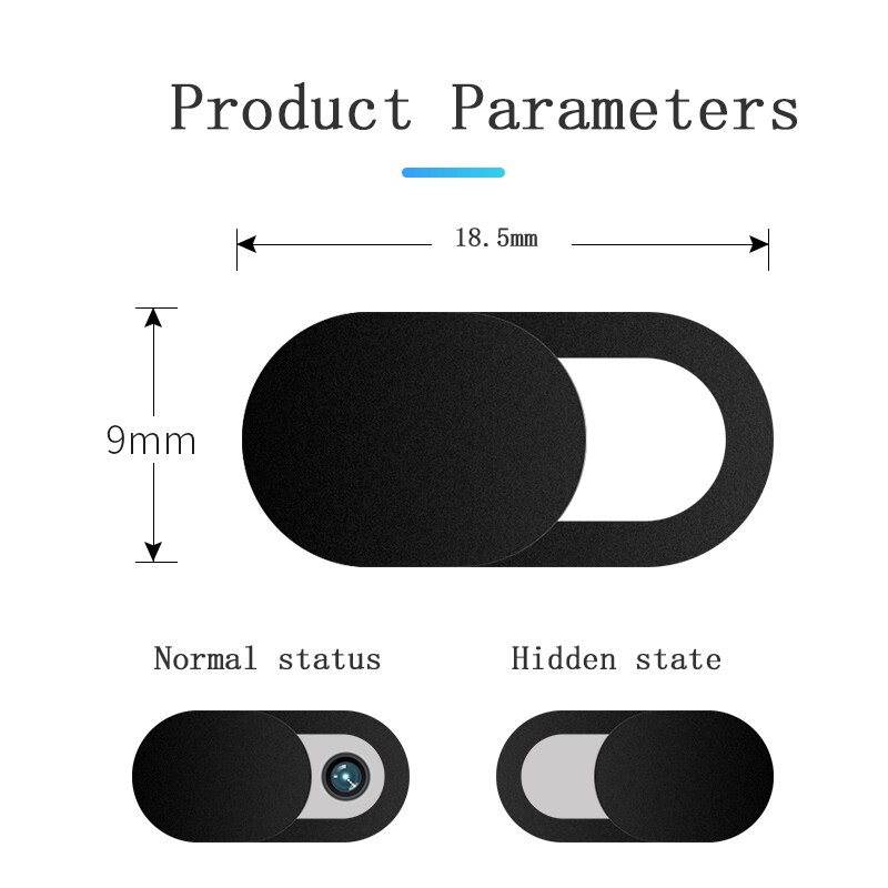 1/3/6/9/12pcs Webcam Cover Universal Phone Laptop Camera Cover Cache Slider Web Cam Cover for IPhone IPad Macbook Lens Sticker