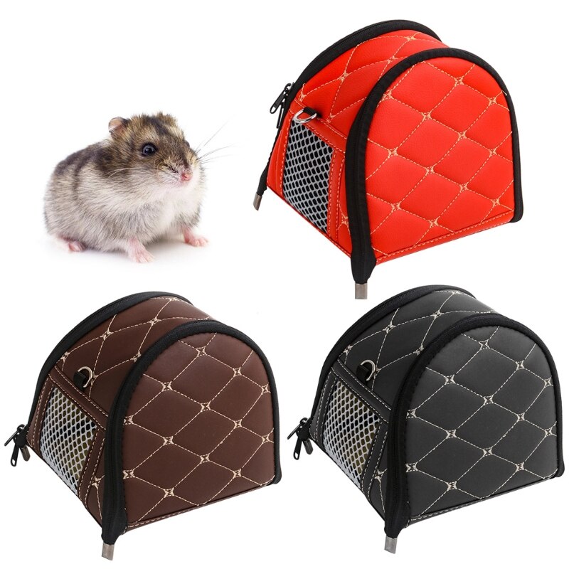 Sac de transport pour Hamster, Portable, respirant, sac à dos réglable, sangle d'épaule, hérisson, planeur de sucre, sac de voyage à gerbille