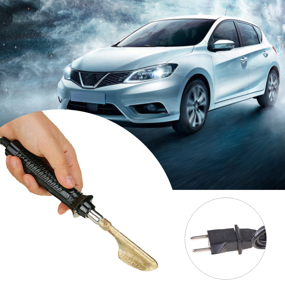 220V Welding Kit for Bumper with Soldering Iron Welding Rod Wire Mesh Brush Auto Repairing Tools Arts Crafts DIY Tools