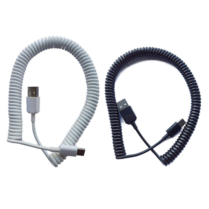 Type C Coiled Cable Wire Mechanical Keyboard GH60 USB Cable Type-C to USB Cable 090F