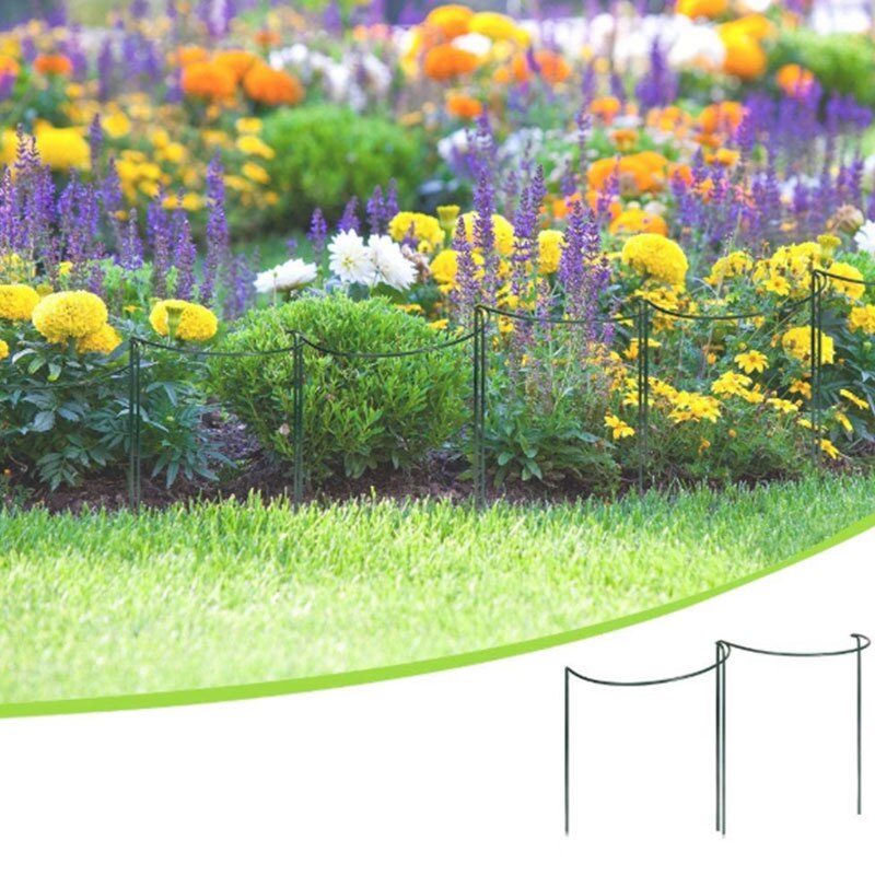 12 Pcs Plant Support Stake Metal Garden Plant Stak... – Grandado