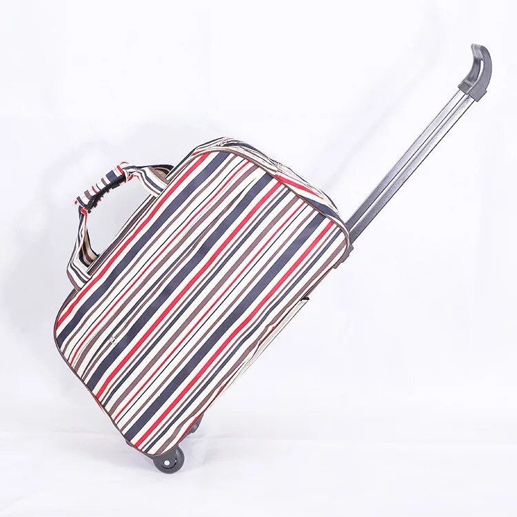 Trolley Koffer op Wielen handbagage Rolling Bagage Vrouwen Reistas Handbagage Tas Beknopte Mode Trolley Doos Mannen koffer: 04 Trolley Suitcase / 22"