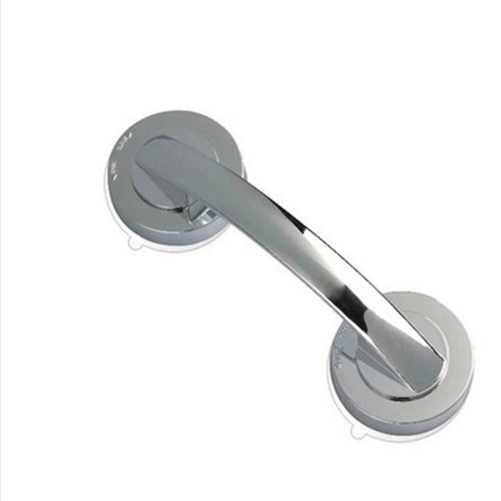 T# Long Suction Cup Handle Bath Safety Handle Suction Cup Handrail Grab Bathroom Grip Tub Shower Bar Rail Bathroom Accessories: Default Title
