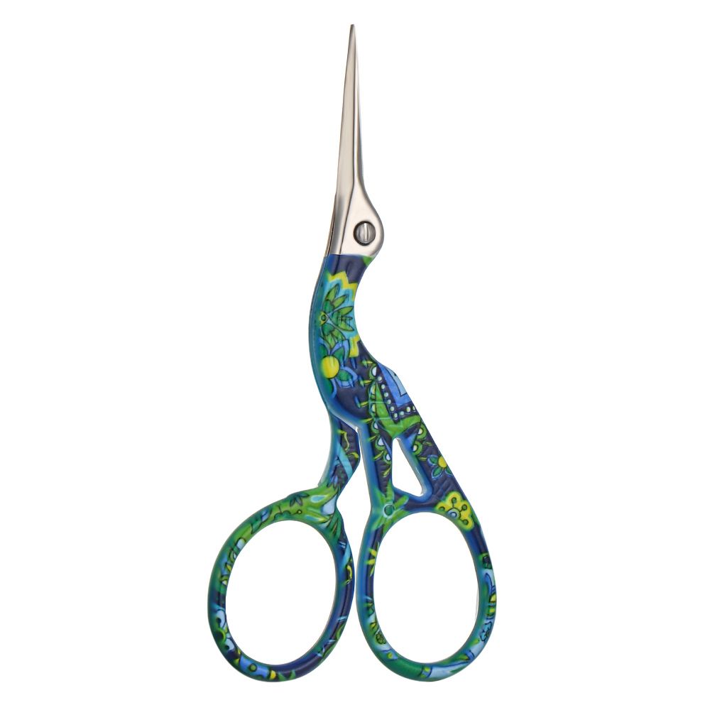 Classic Retro Embroidery Scissors European Crane Small Cross Stitch Sewing Crane Tailor Scissors Office Home Craft Cutting: E