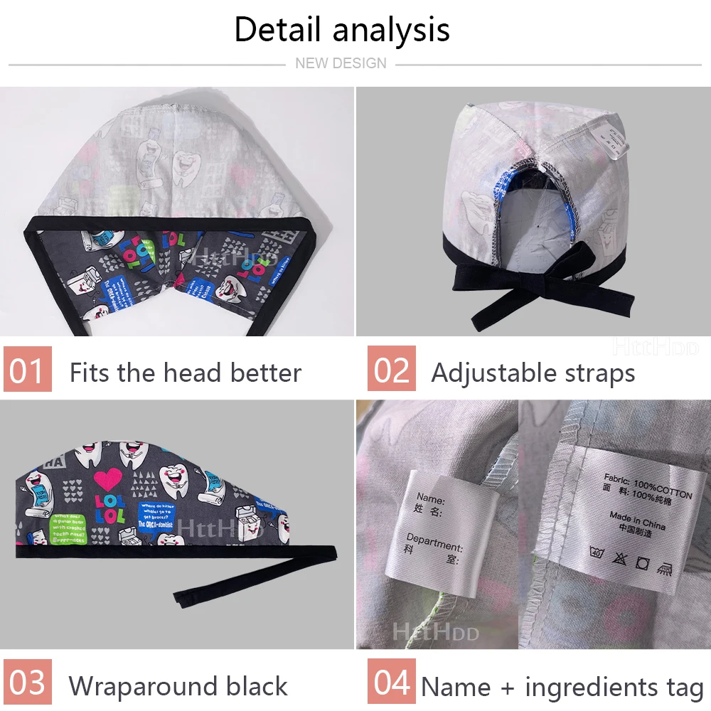 Precios al por mayor, sombreros clínicos para anestesista, gorro quirúrgico para mascotas para hombres, gorro quirúrgico para enfermera, médico, dentista, farmacia, gorro exfoliante